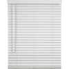 Home Impressions 35 In. x 64 In. x 2 In. White Faux Wood Cordless Blind