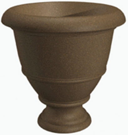 VERANDA URN  GRANITE  BROWN 17 INCH