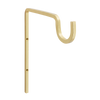 National Hardware Long Utility Wall Hook 9-in, Brushed Gold