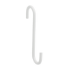 National Hardware Modern S Hook Small 4-3/4-in, White