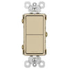 Radiant 2 Single-Pole Switch, 15A, 125-Volt, Ivory