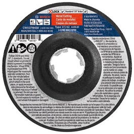 Abrasive Wheel, Metal Cutting and Grinding, X-Lock Arbor, Type 27A, 30 Grit, 4.5-In.
