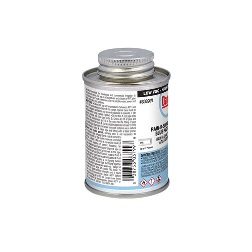Oatey® Rain-R-Shine® Medium Blue PVC Cement