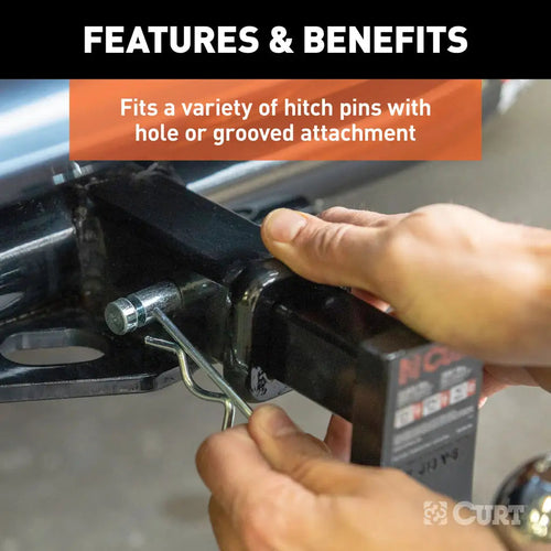 Curt Hitch Clips Zinc