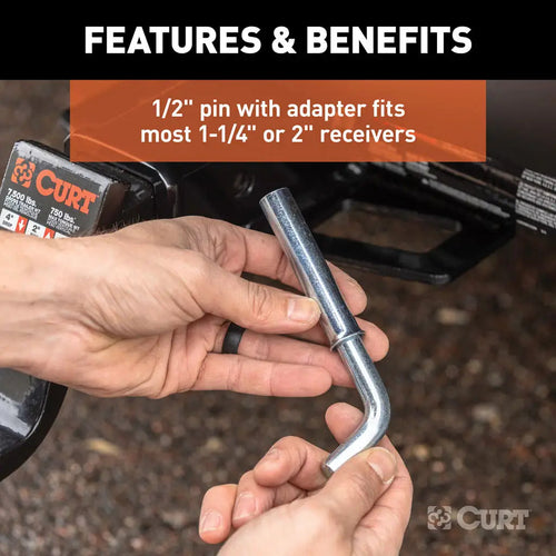 Curt Hitch Pin with Adapter