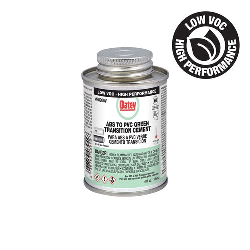 Oatey® ABS to PVC Transition Medium Bodied Green Cement