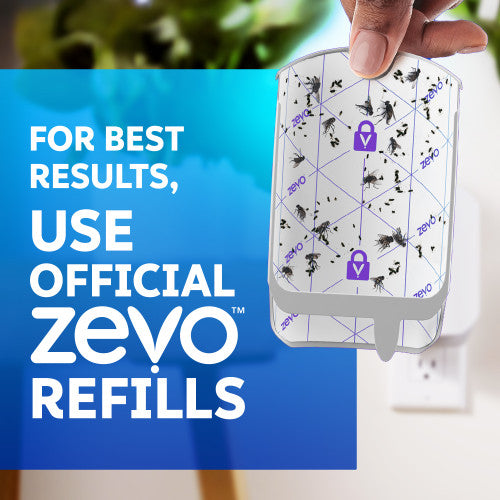 Zevo Flying Insect Trap Refill Cartridges, Fly Trap, Fruit Fly Trap