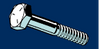 Monster Fastener Zinc Plated Grade 5 Steel Coarse Thread Hex Cap Screws