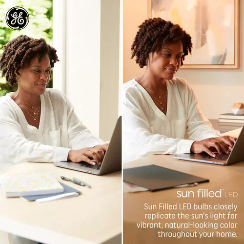 GE Sun Filled LED 60 Watt Replacement, Soft White, A21 General Purpose Bulbs (1 Pack)