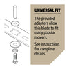 Oregon Lawnmower Blade for 21 in. Deck - 3-in-1 Blade: Mulches, Bags, and Discharges clippings, Universal Fit (UW-21-1M)