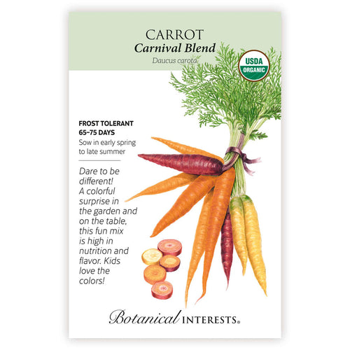 Botanical Interests Carnival Blend Carrot Seeds