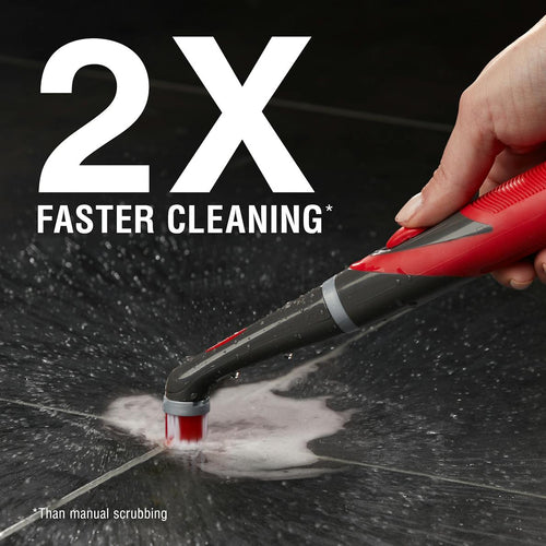 Rubbermaid Power Scrubber with 1 All-Purpose Scrubbing Head and 1 Grout Scrubbing Head