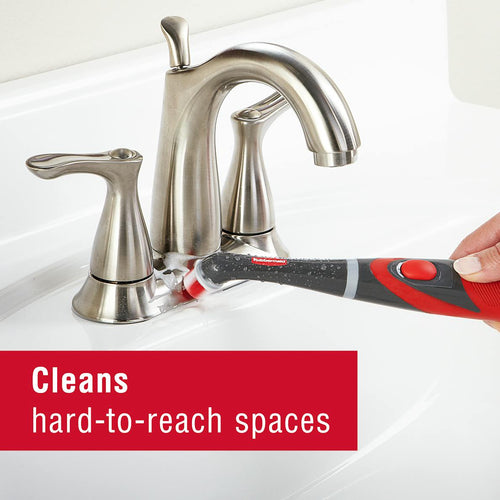 Rubbermaid Power Scrubber with 1 All-Purpose Scrubbing Head and 1 Grout Scrubbing Head