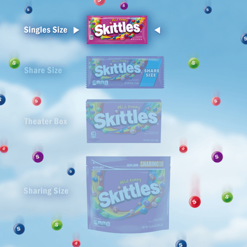 Skittles Wild Berry Candy Single Pack, 2.17 oz
