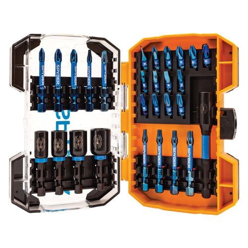 Spyder 28-Piece Impact Driver Bit Set Mach-Blue™