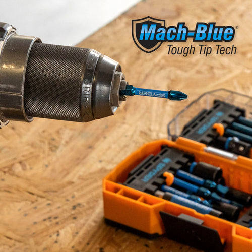 Spyder 28-Piece Impact Driver Bit Set Mach-Blue™