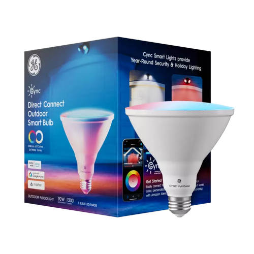 GE Cync PAR38 Smart LED Light Bulb