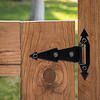 National Ornamental T-Hinge 7, Black