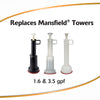 Korky Fits Mansfield 210 and 211 Toilet Flush Valve & Seal Kit