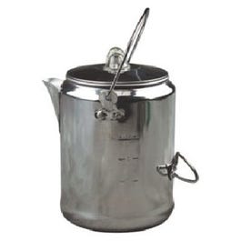 Coffee Pot, Aluminum, 9-Cup